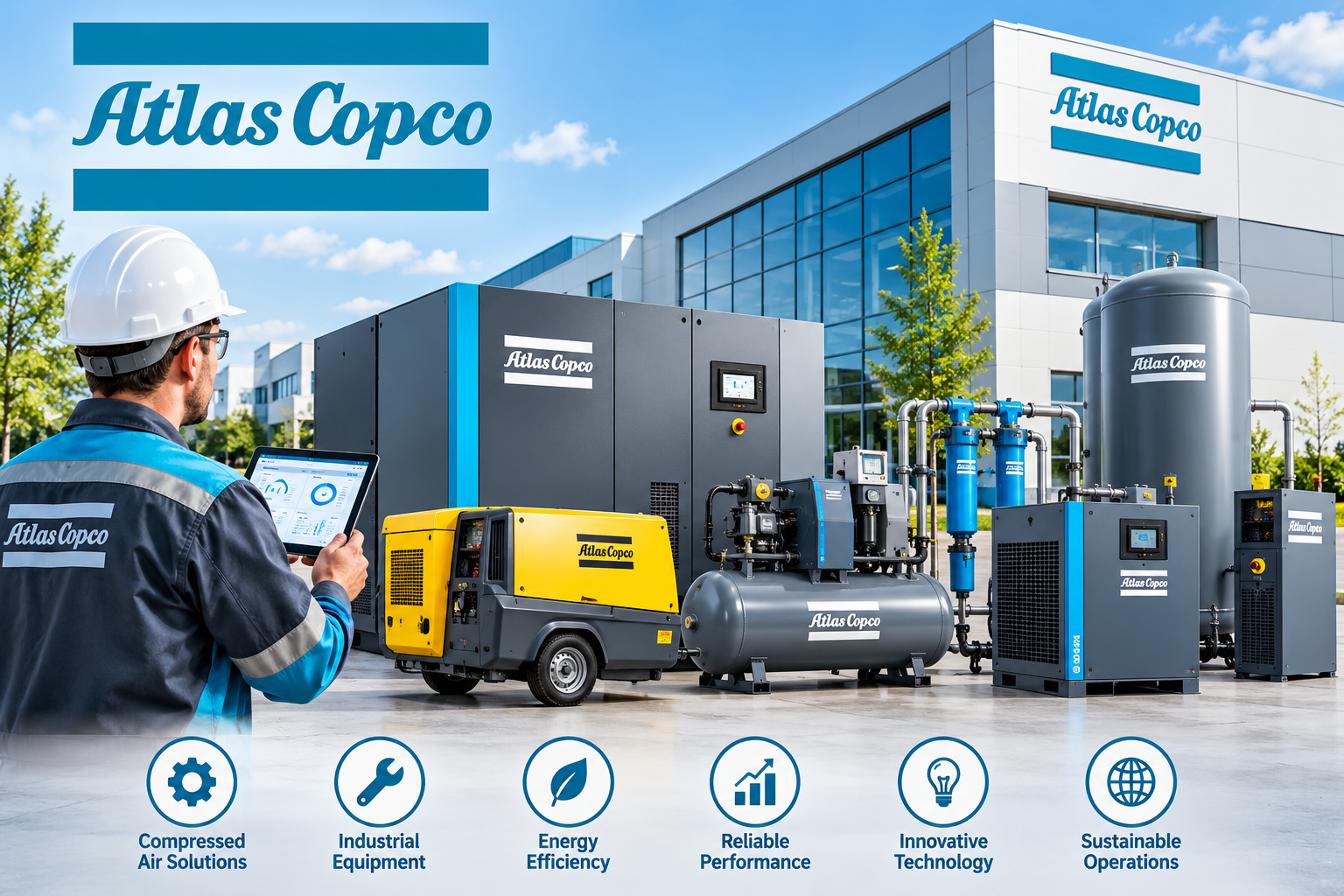 Atlas Copco Guide: Explore Industrial Equipment, Compressed Air Systems, and Modern Technology